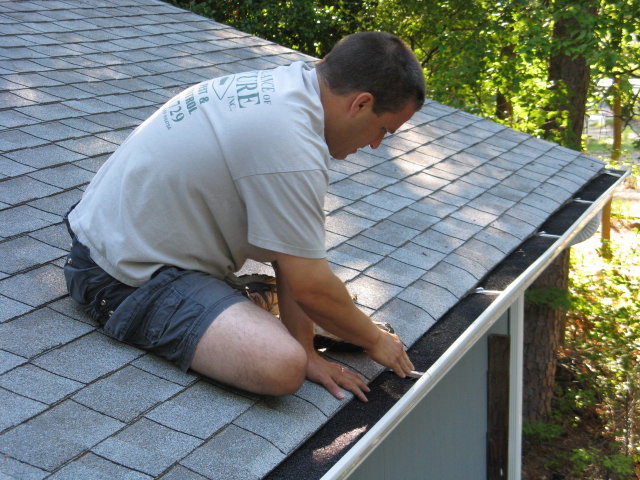 Clogged Underground Gutter