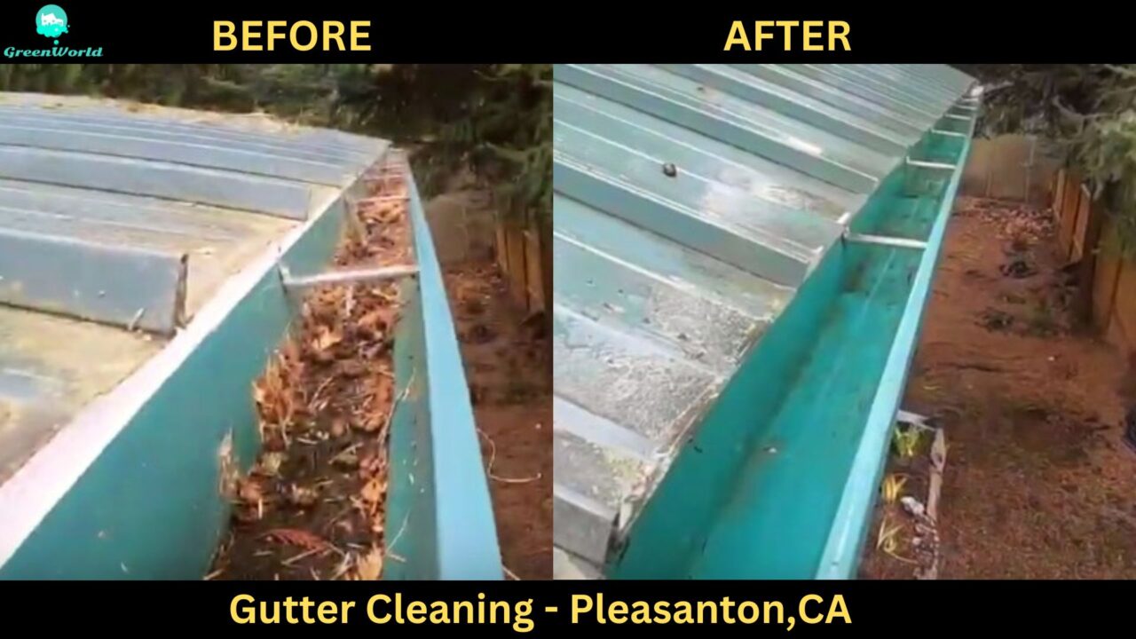 Gutter Cleaning in Pleasanton CA